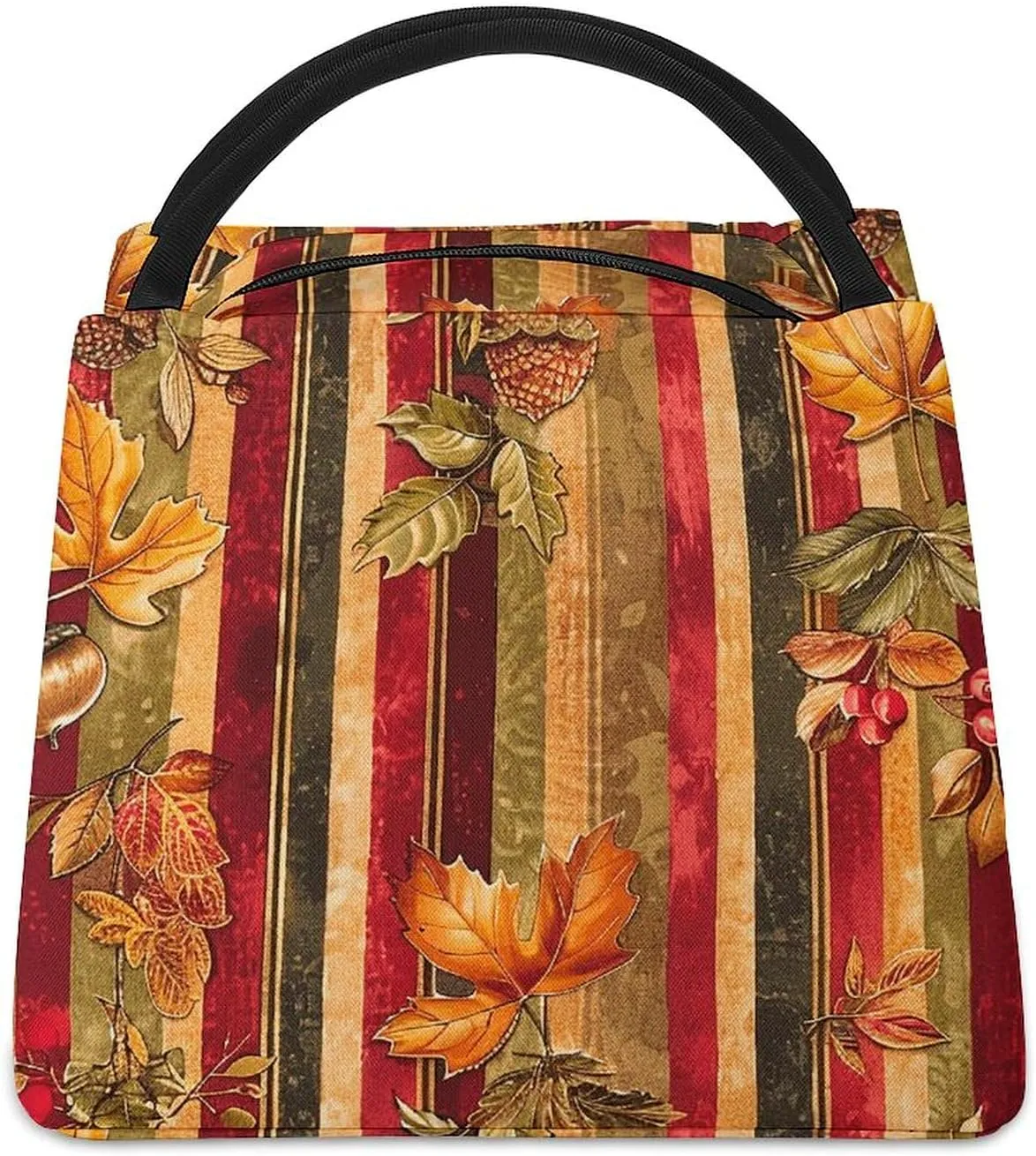 Acorns And Leaves Lunch Bag for Women Men Insulated Lunch Box Leakproof Lunch Tote Bag for Picnic Work Beach