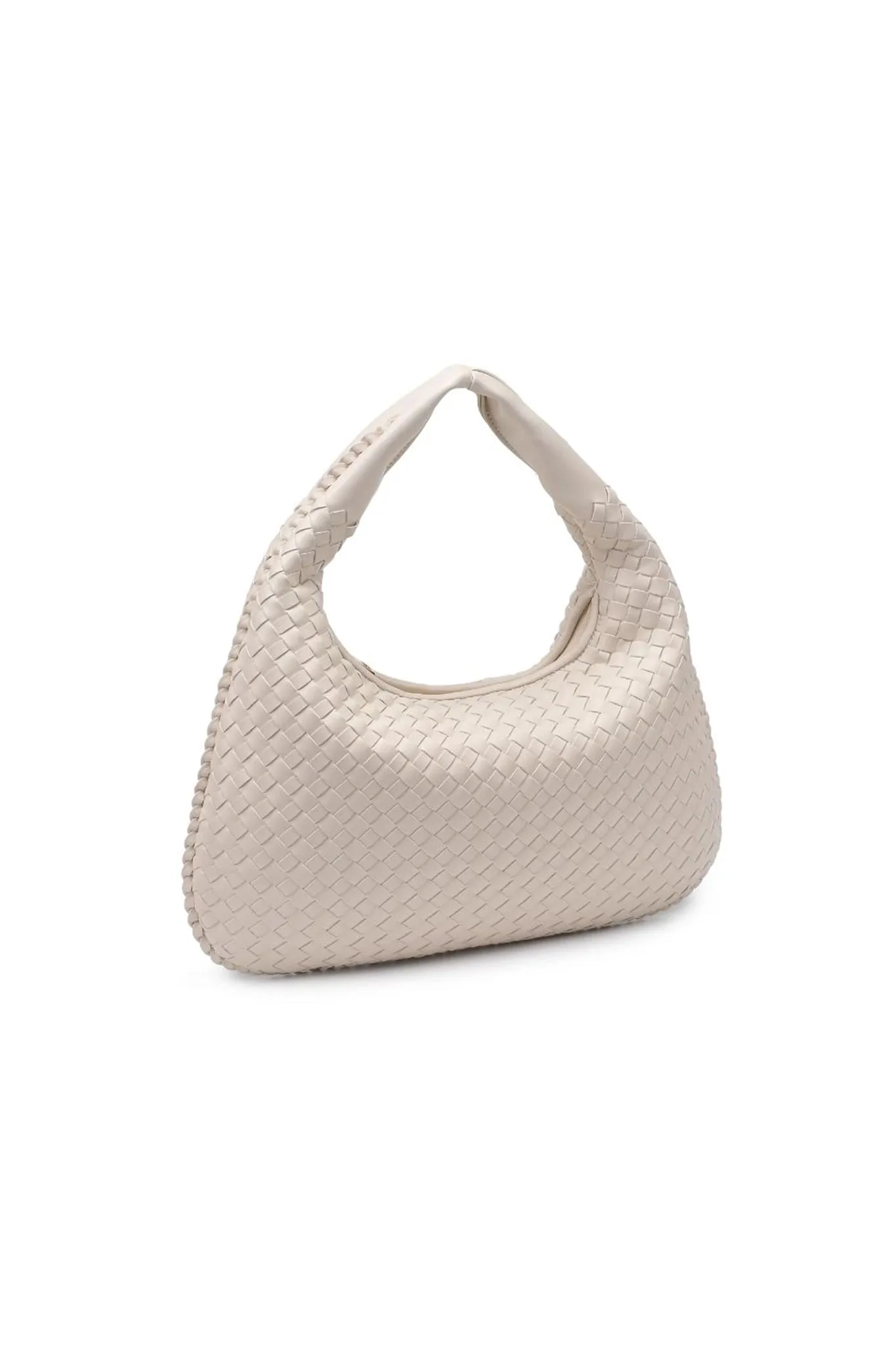 Adela Woven Hobo in Oatmilk
