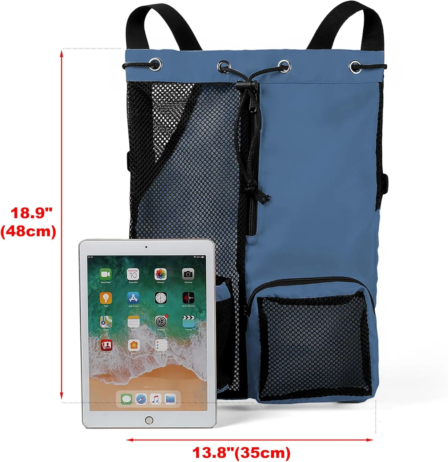 BeeGreen Drawstring Backpack for Men Women Athletic Gym Sports Workout Beach Swim 