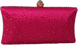 Boutique De FGG Crystal Clutch Purse for Women Formal Evening Bags Party Rhinestone Clutch Bag Wedding Prom Handbags,Mini