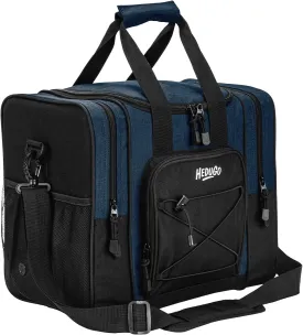 Bowling Ball Bag with Foam Cushion - Single Ball Tote with Padded Strap for Men & Women - Fits Bowling Shoes Up to Mens Size 14 & Accessories