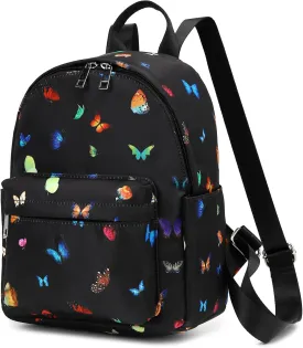 Butterfly Mini Backpack for Women Girls, Small Backpack Purse for Teens Kids School Travel