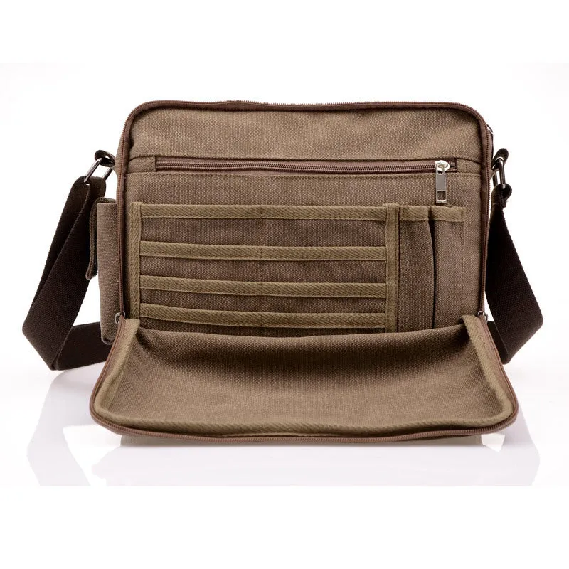 CANVAS MESSENGER BAG