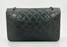 Chanel Grey Aged Calfskin Anniversary 2.55 Reissue 227 Double Flap Bag