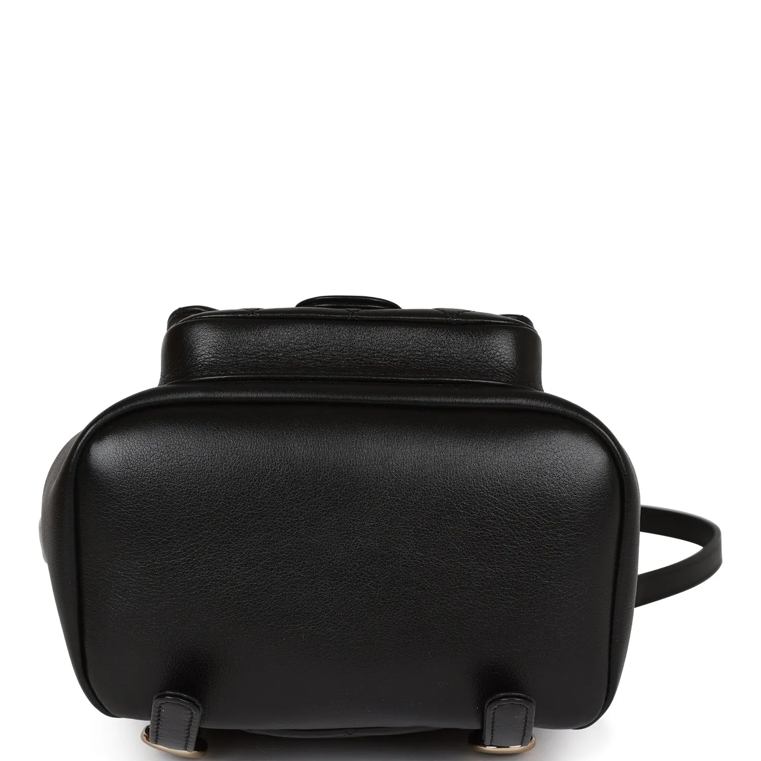 Chanel Small Duma Backpack Black Lambskin Light Gold Hardware