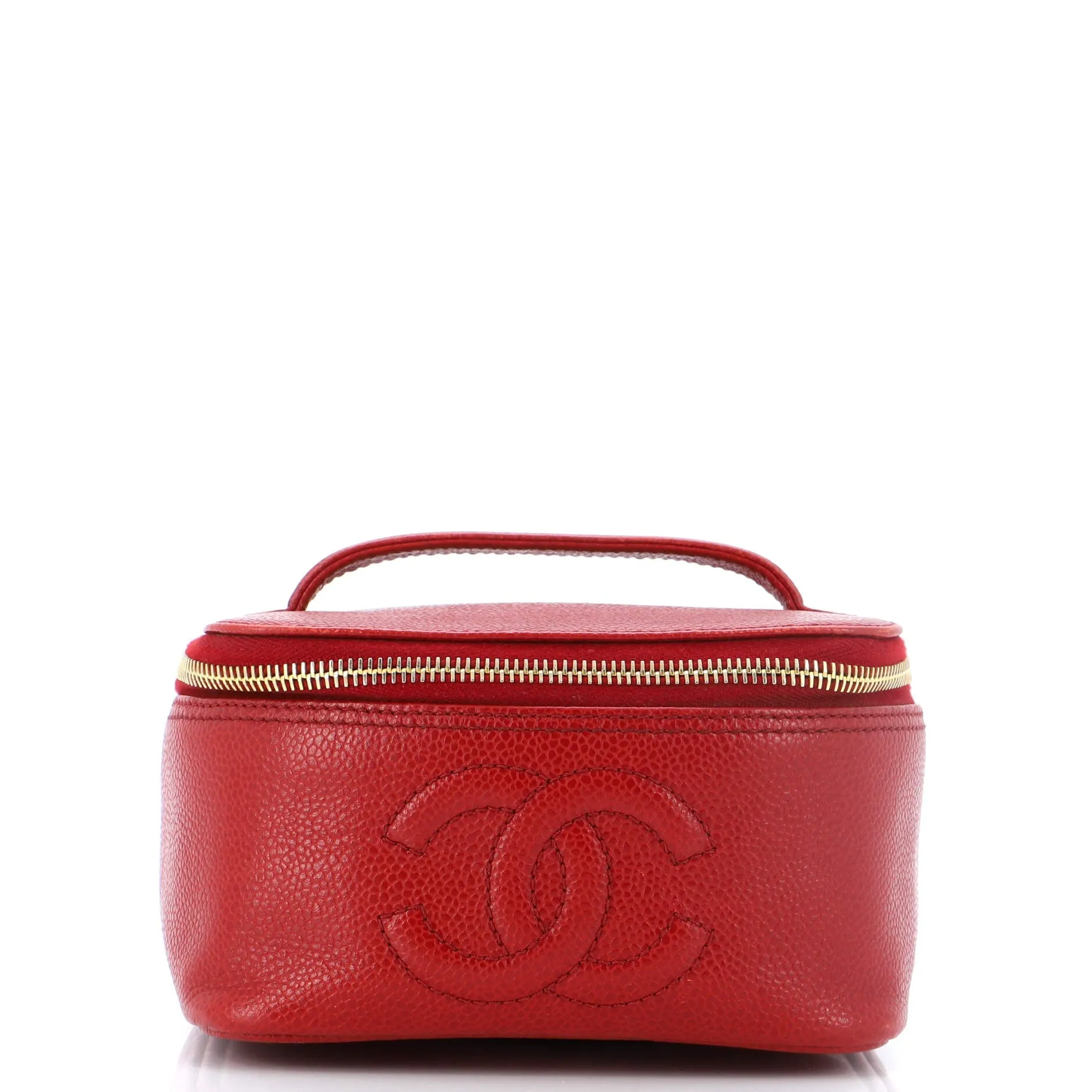 CHANEL Vintage Timeless Vanity Case Caviar Mini