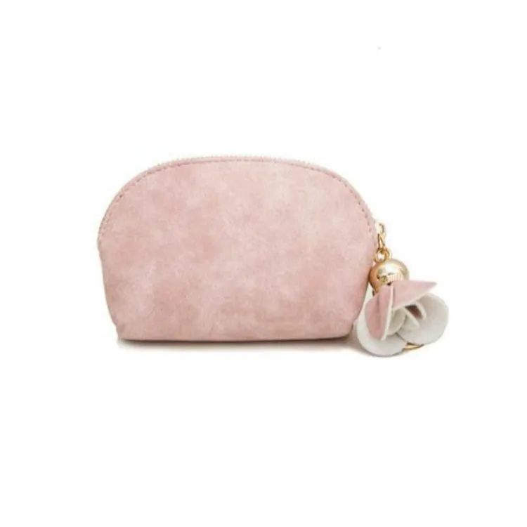 Charming Floral Tassel Mini Coin Purse