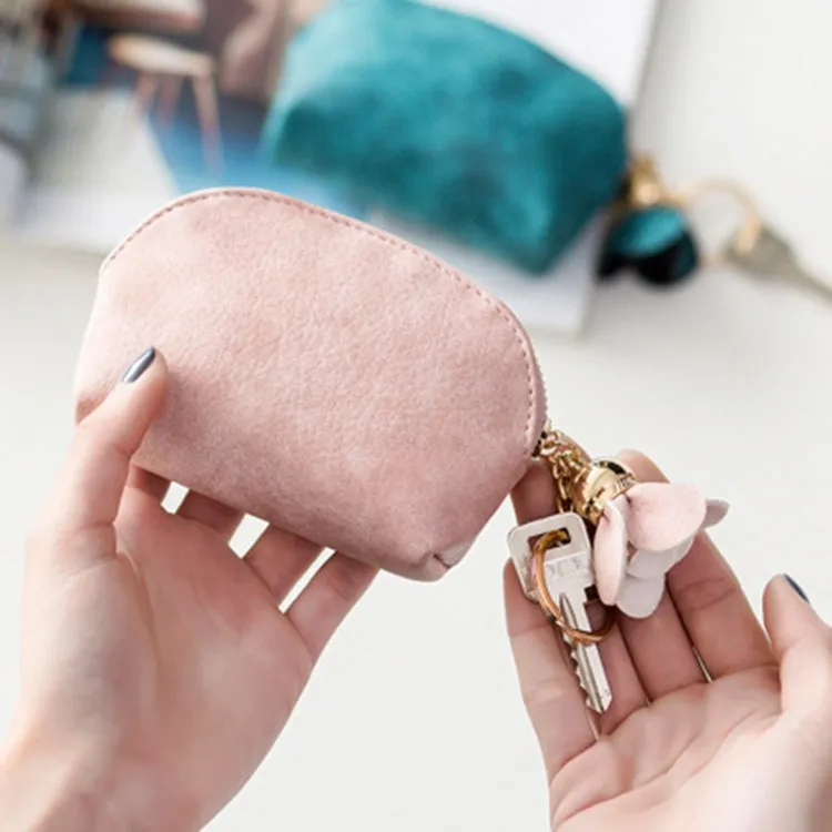 Charming Floral Tassel Mini Coin Purse