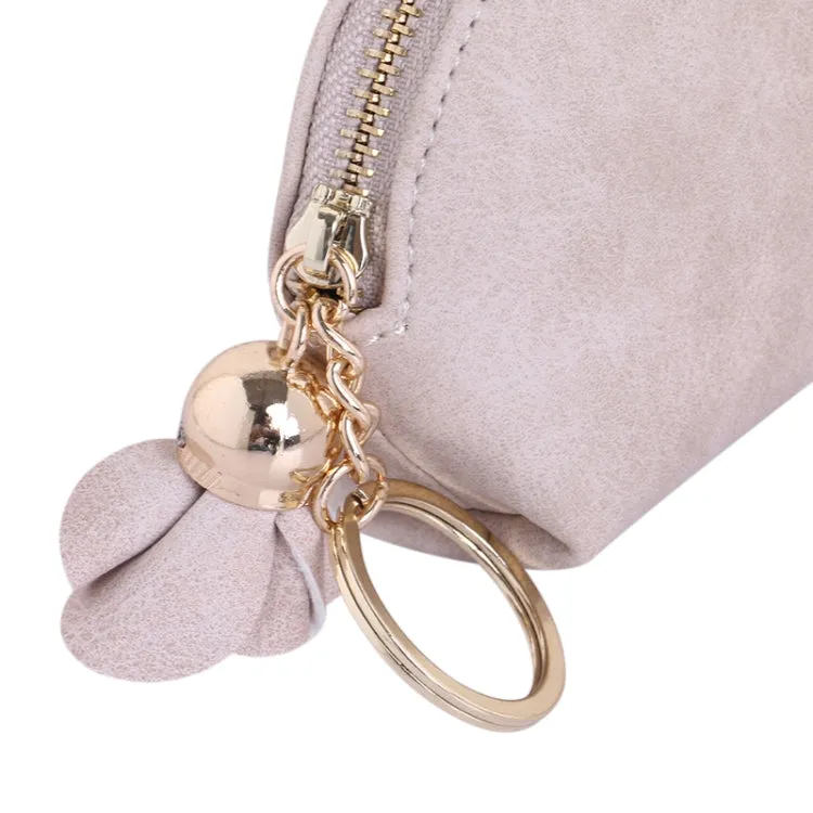 Charming Floral Tassel Mini Coin Purse