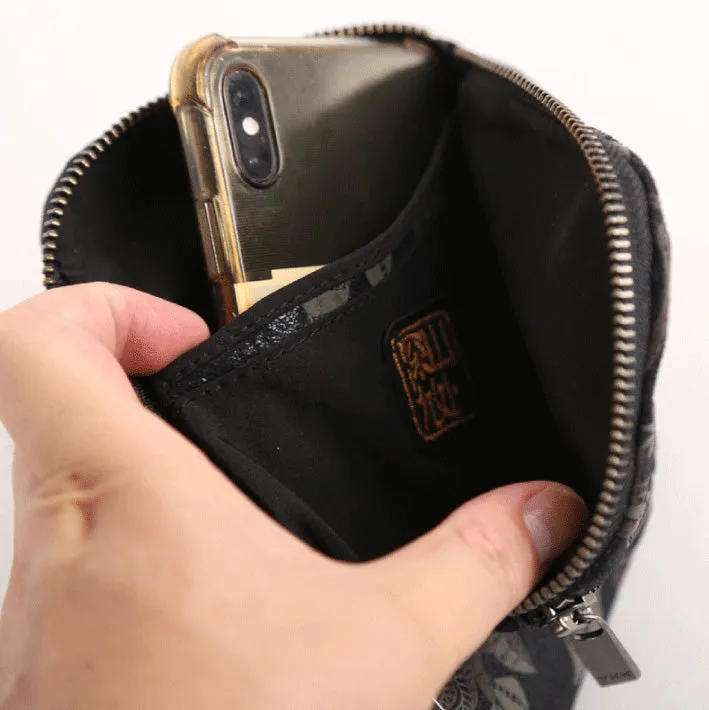 Chic Womens Leather Sling Bag Sheepskin Leather Chest Bag For Women