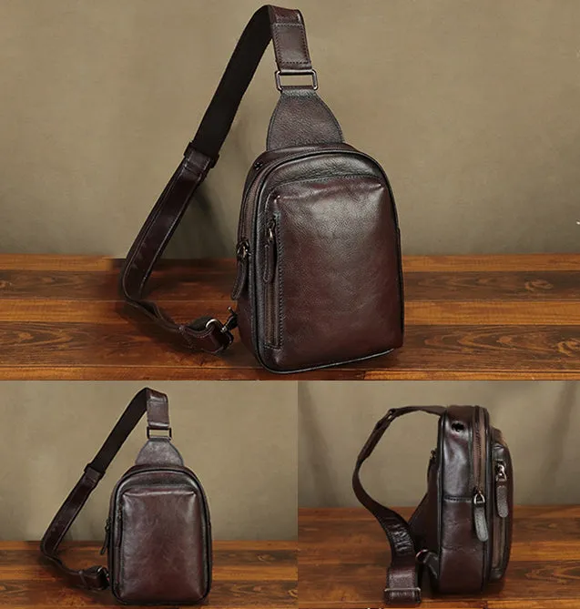 Cool Ladies Cross Chest Purse Leather Sling Bag For Women
