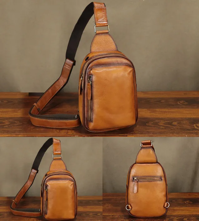Cool Ladies Cross Chest Purse Leather Sling Bag For Women