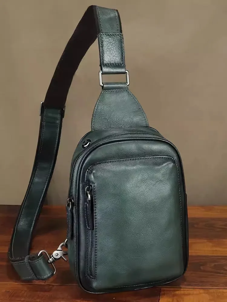 Cool Ladies Cross Chest Purse Leather Sling Bag For Women