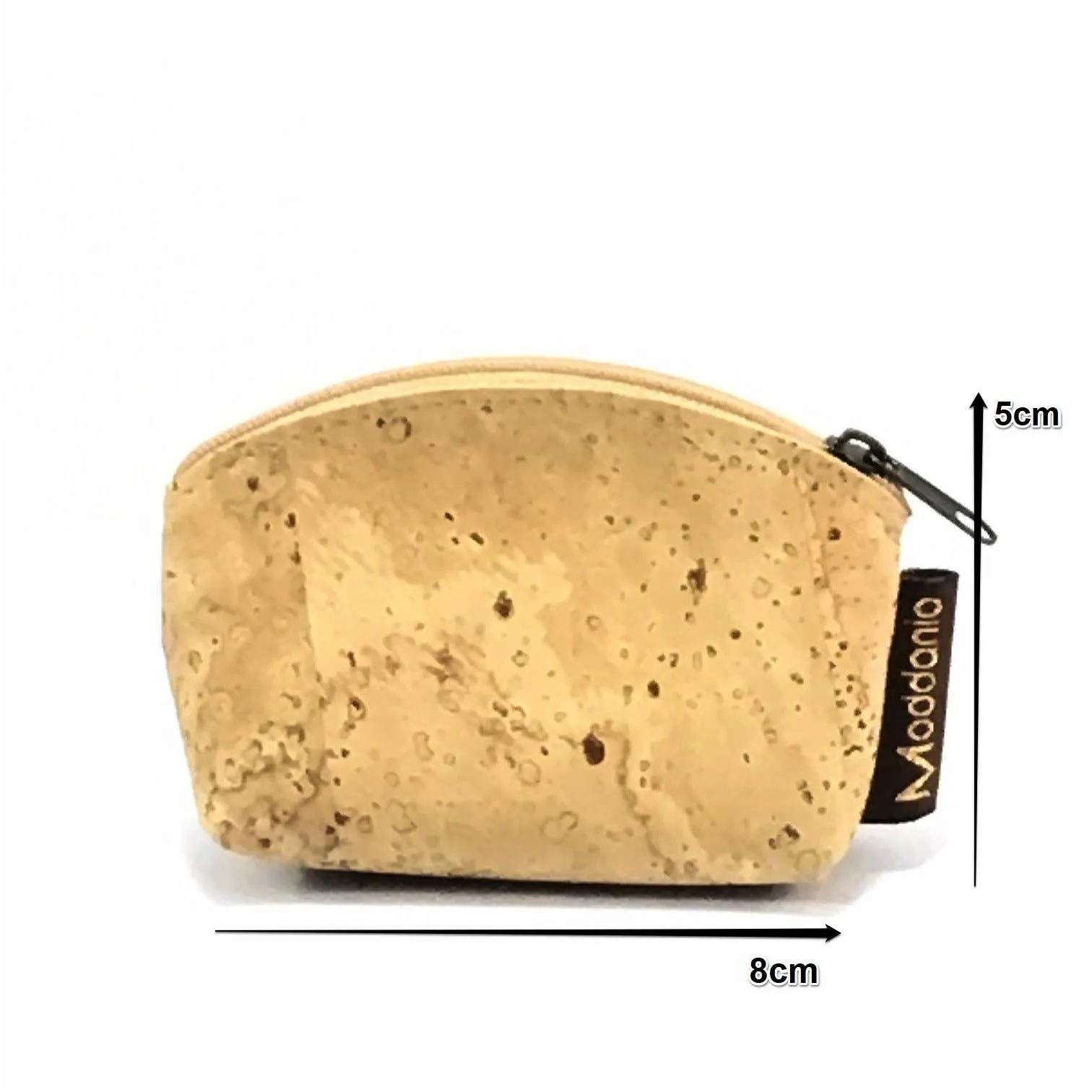 Cork Mini Coin Purse and Small Coin Pouch in a Butterfly Pattern