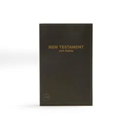 CSB Pocket New Testament with Psalms, Black Trade Paper, Red Letter, Concise Format, Evangelism, Outreach, Easy-to-Read Bible Serif Type Paperback  February 2, 2017