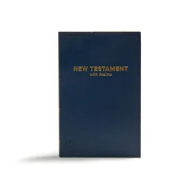 CSB Pocket New Testament With Psalms-Navy Softcover Paperback  February 2, 2017