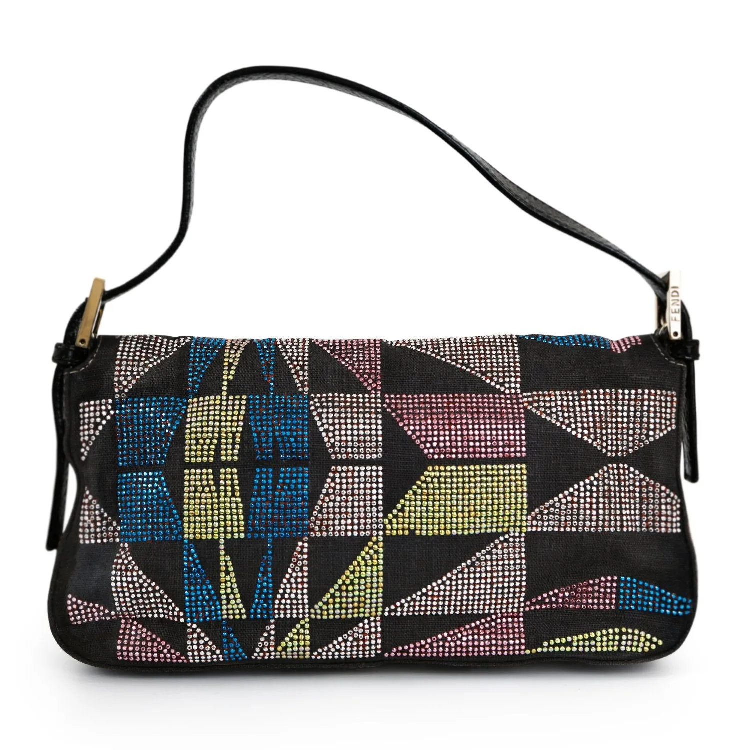 Fendi Multi Glitter Baguette
