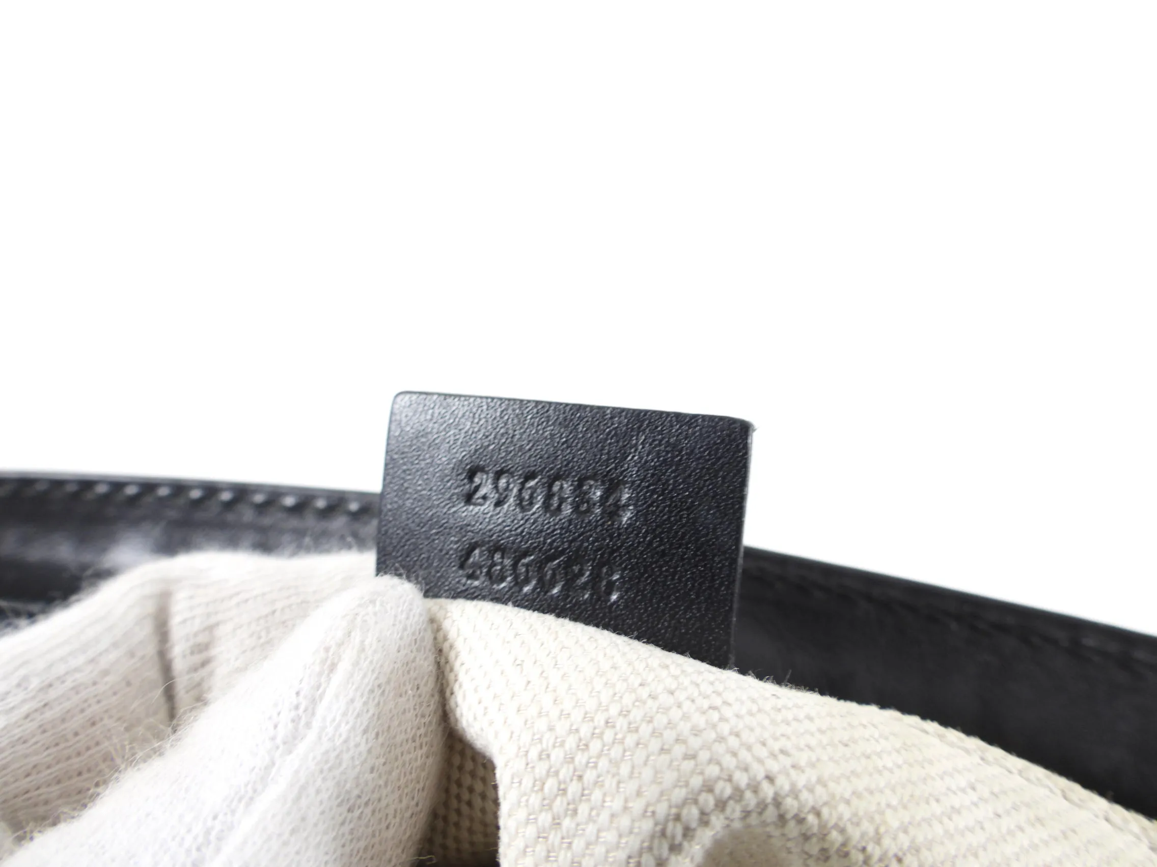 Gucci Black Monogram Canvas Sukey Messenger Shoulder Bag