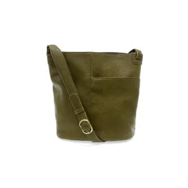 JOY SUSAN BINDI BUCKET BAG MOSS