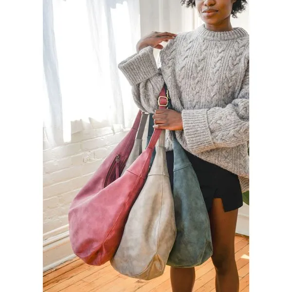 Joy Susan Suede Hobo Bag