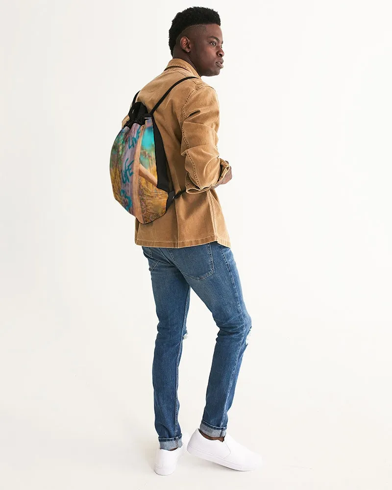 Live Life Love Premium Canvas Drawstring Bag