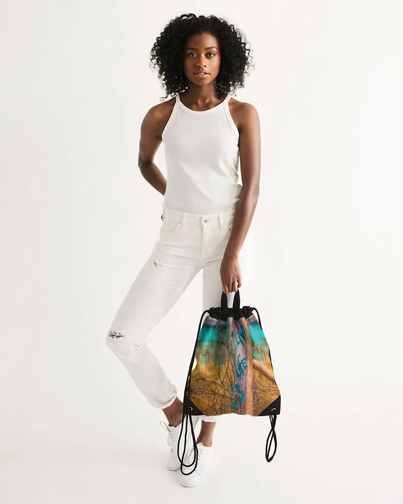 Live Life Love Premium Canvas Drawstring Bag