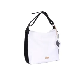 LYDC Soft Dimensions White Hobo Shoulder Bag