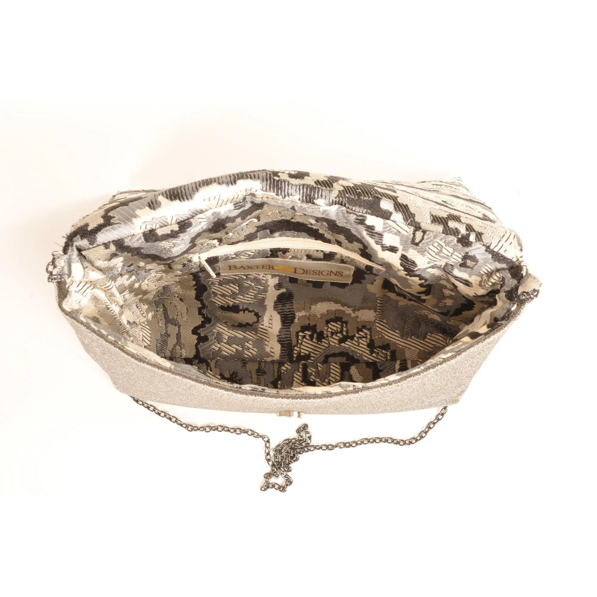Mist Pewter clutch