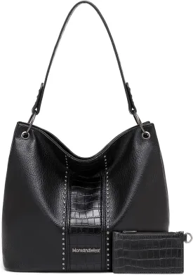 Montana West Purses for Women Hobo Shoulder Handbags with Zipper