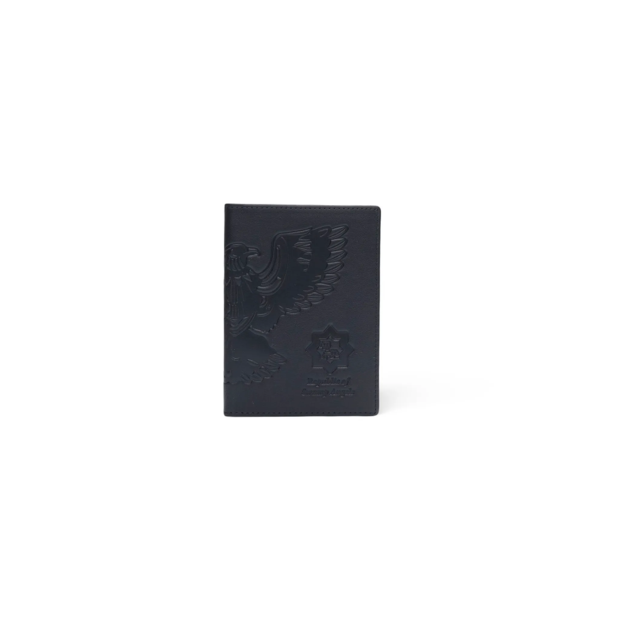 Murd333r.fm Nappa Passport Holder Black