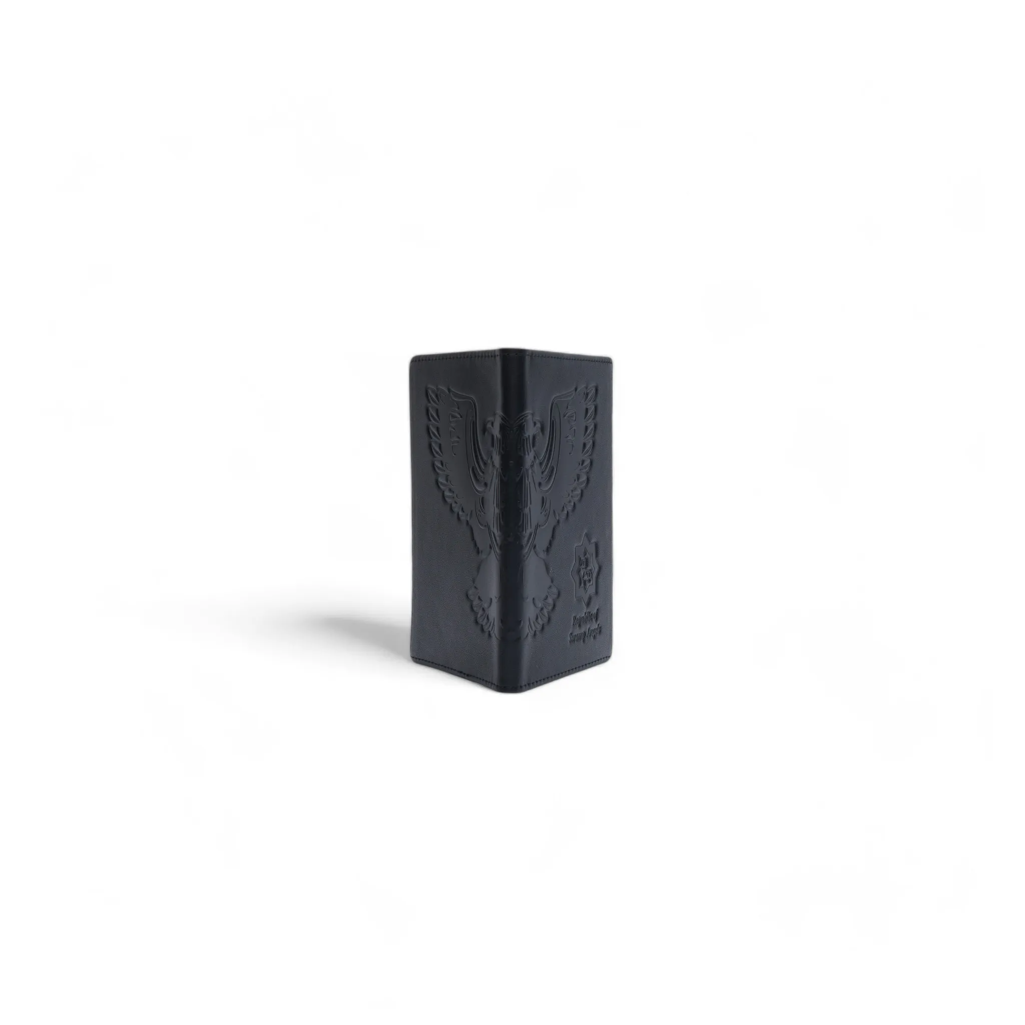 Murd333r.fm Nappa Passport Holder Black