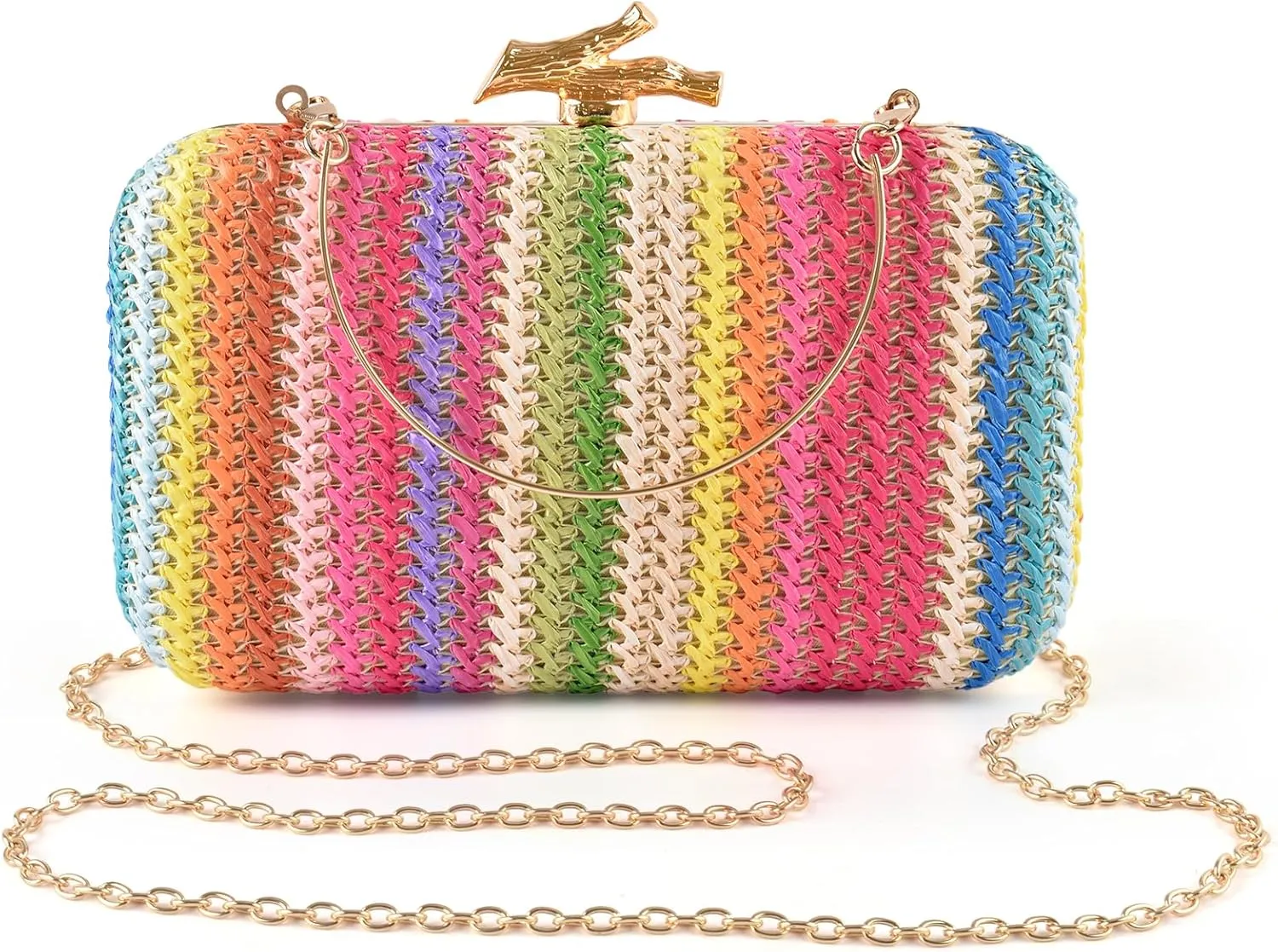 PACETAP Women's Evening Bag Clutch Purse, Handbag Chain Strap Shoulder Bag for Wedding Party Prom Dinner