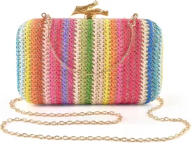 PACETAP Women's Evening Bag Clutch Purse, Handbag Chain Strap Shoulder Bag for Wedding Party Prom Dinner