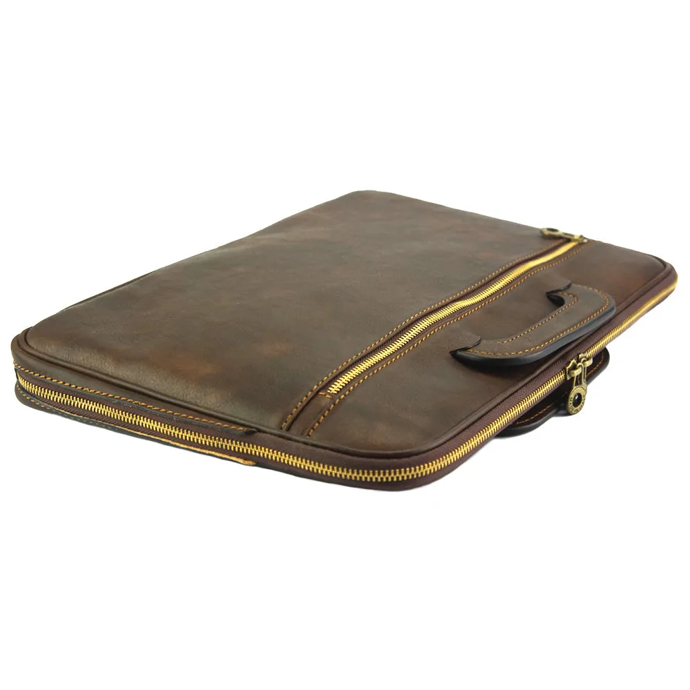 Porte-Documents Jour in Italian Vacchetta leather