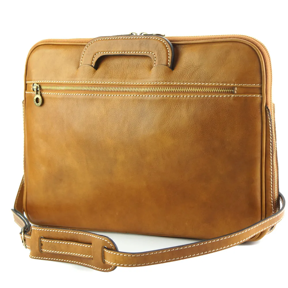 Porte-Documents Jour in Italian Vacchetta leather