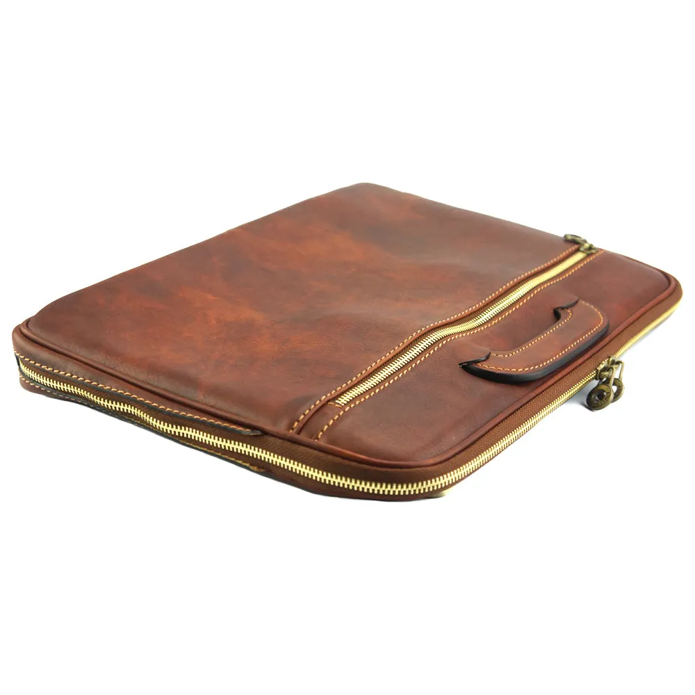 Porte-Documents Jour in Italian Vacchetta leather