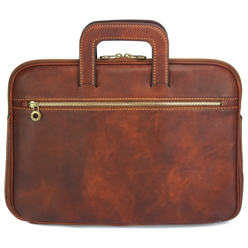 Porte-Documents Jour in Italian Vacchetta leather