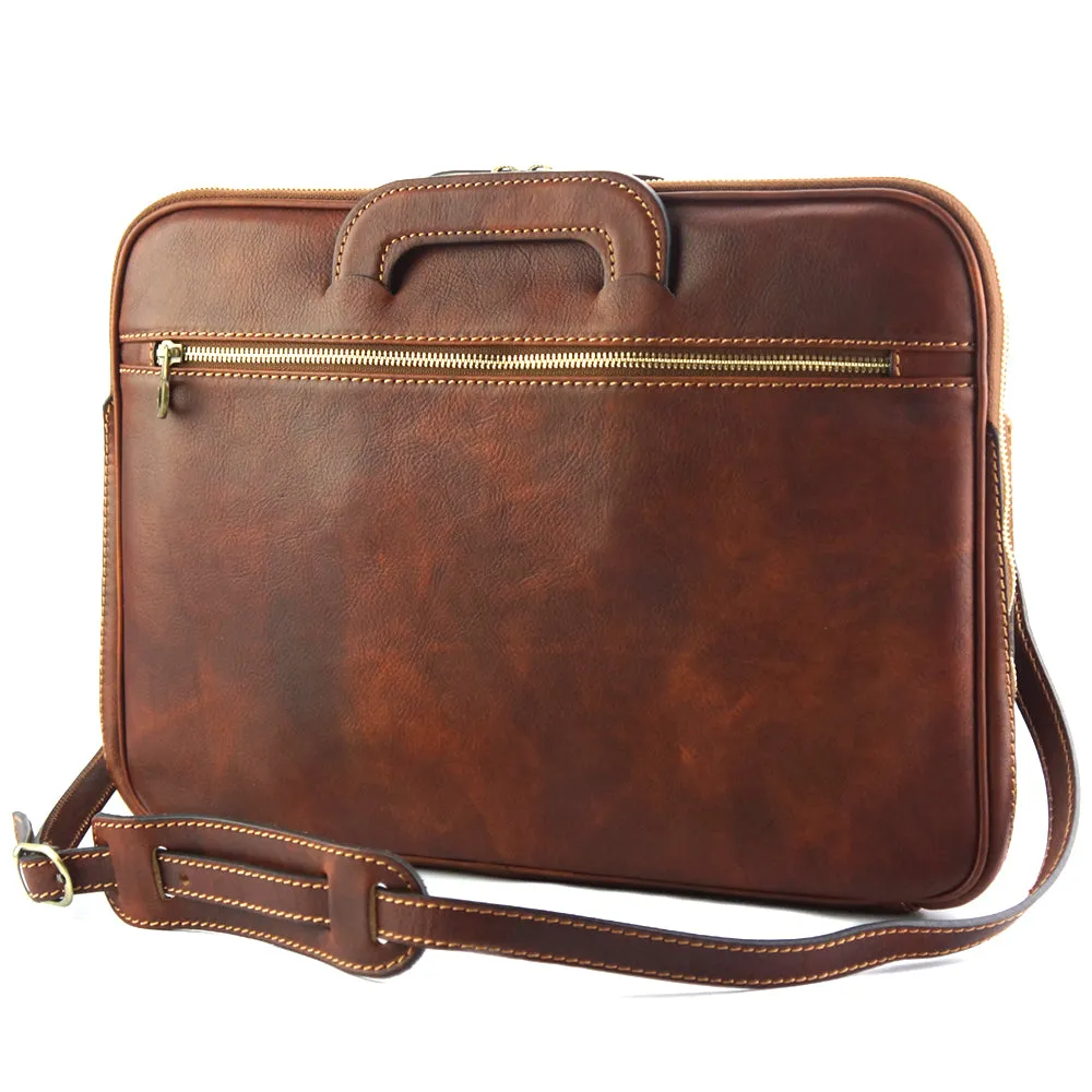 Porte-Documents Jour in Italian Vacchetta leather