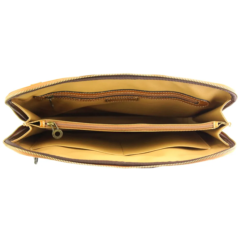 Porte-Documents Jour in Italian Vacchetta leather
