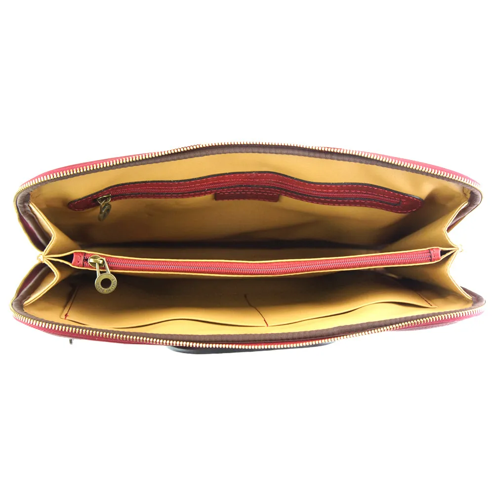 Porte-Documents Jour in Italian Vacchetta leather