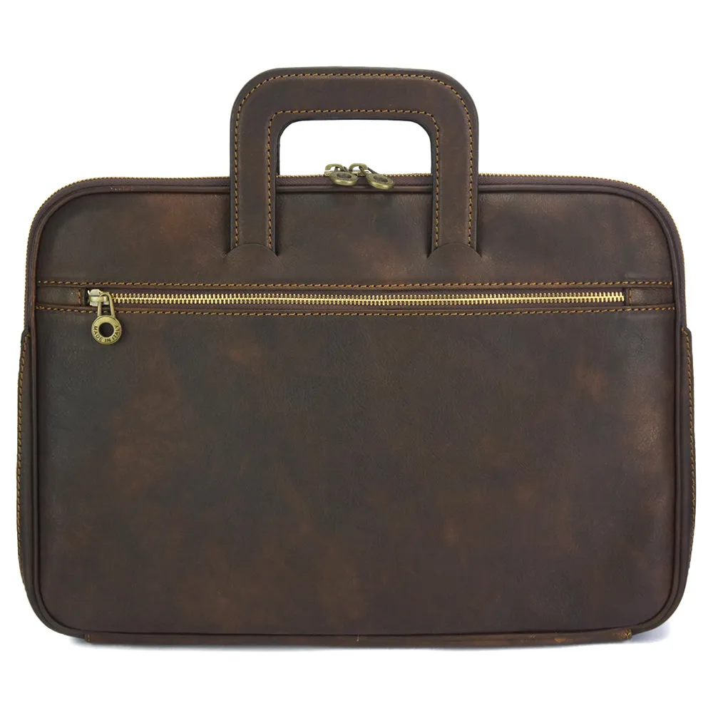 Porte-Documents Jour in Italian Vacchetta leather