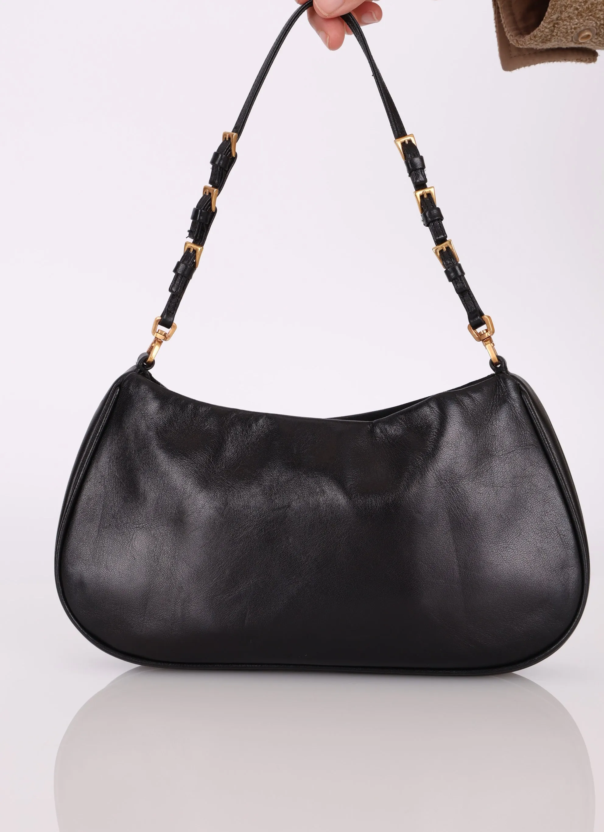 Rare Prada Nappa Cleo Pochette