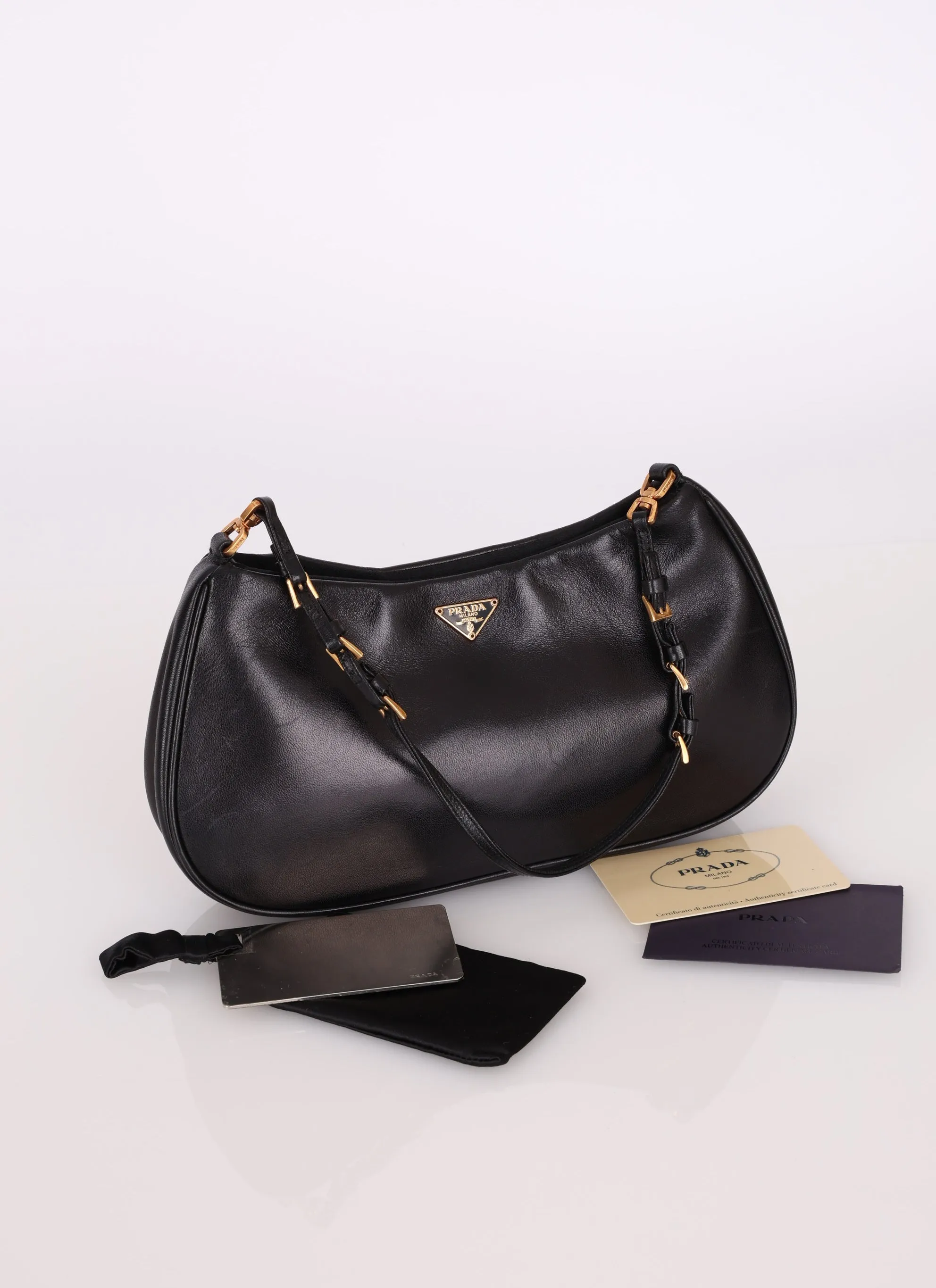 Rare Prada Nappa Cleo Pochette