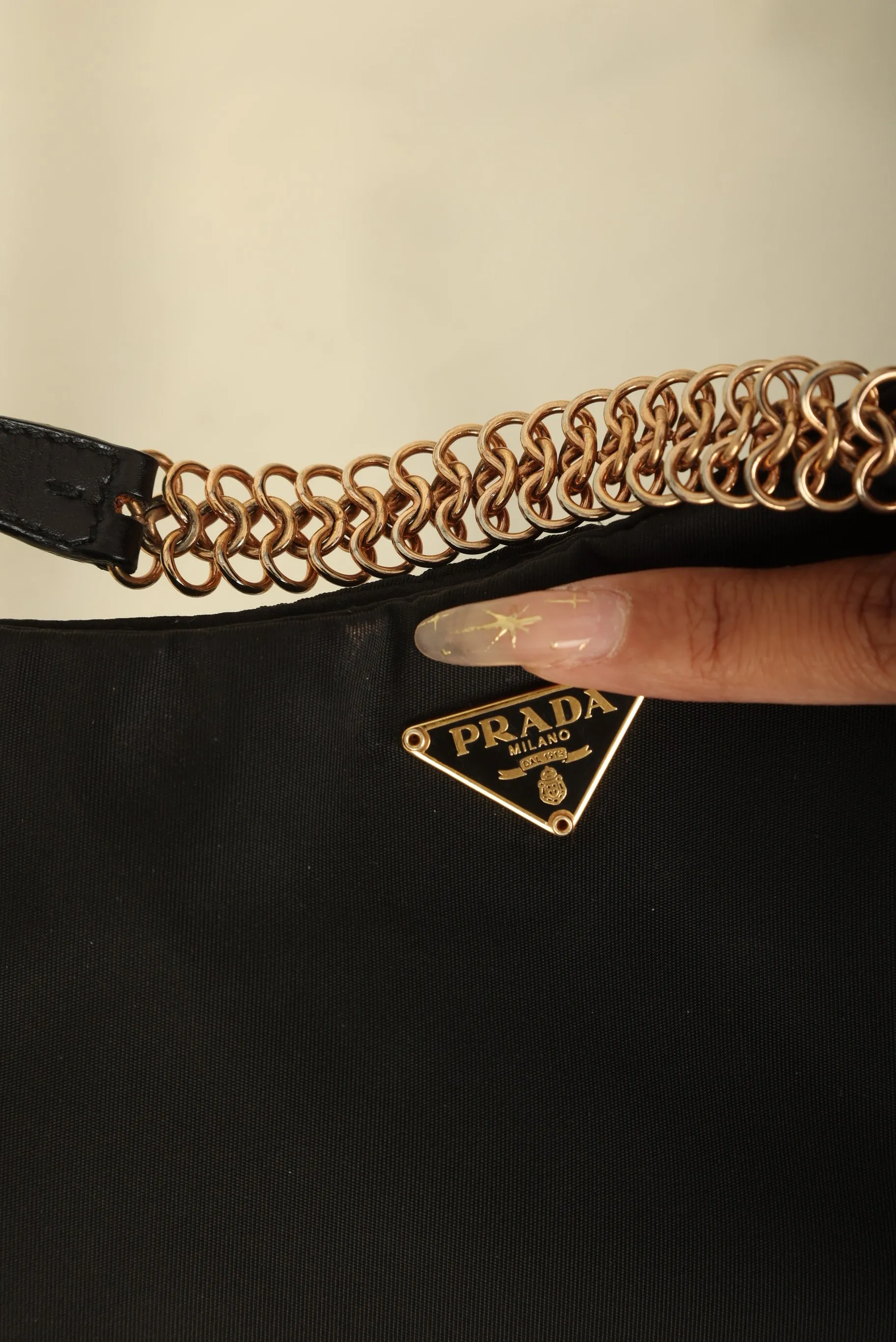 Rare Prada Nylon Chain Cleo