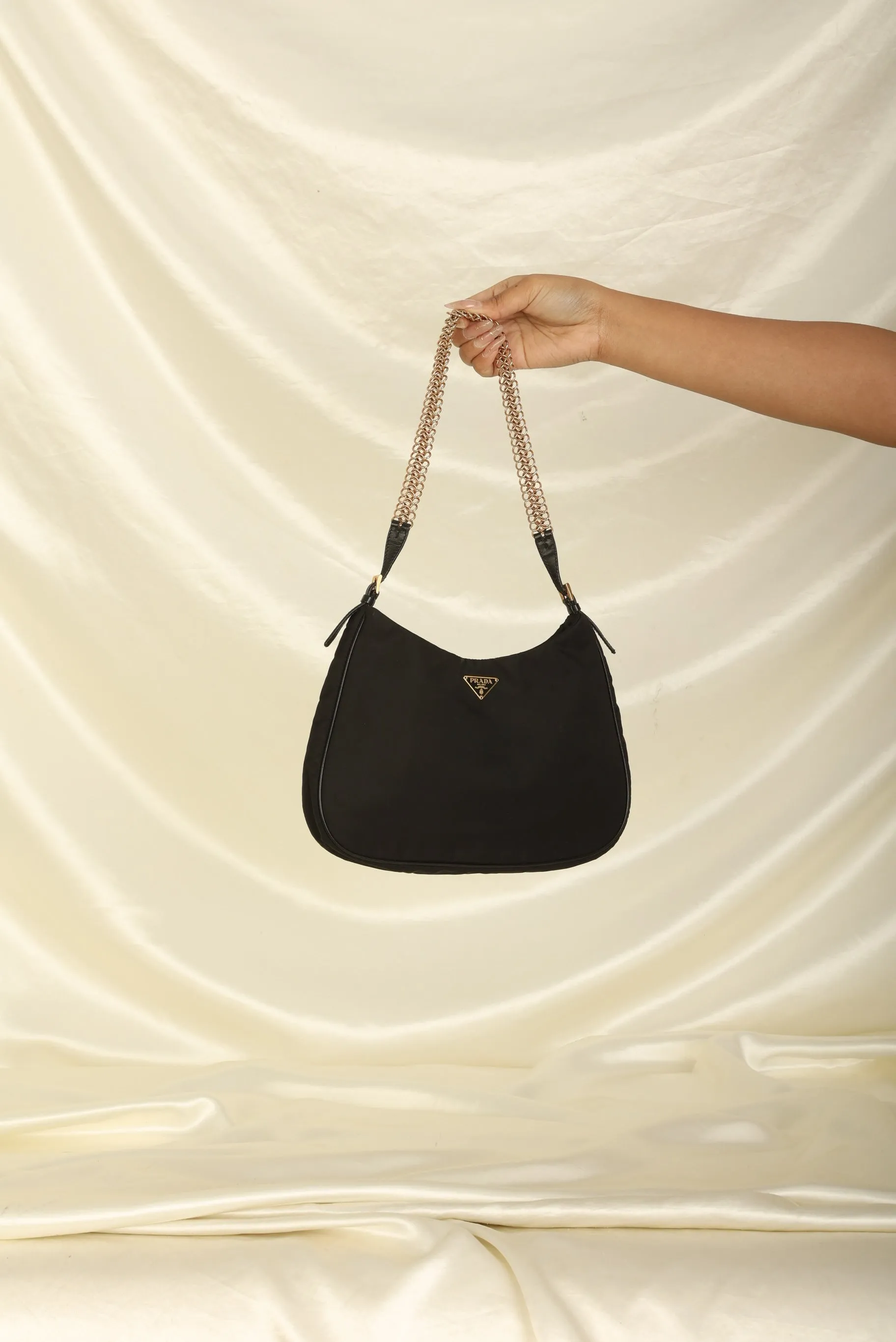 Rare Prada Nylon Chain Cleo