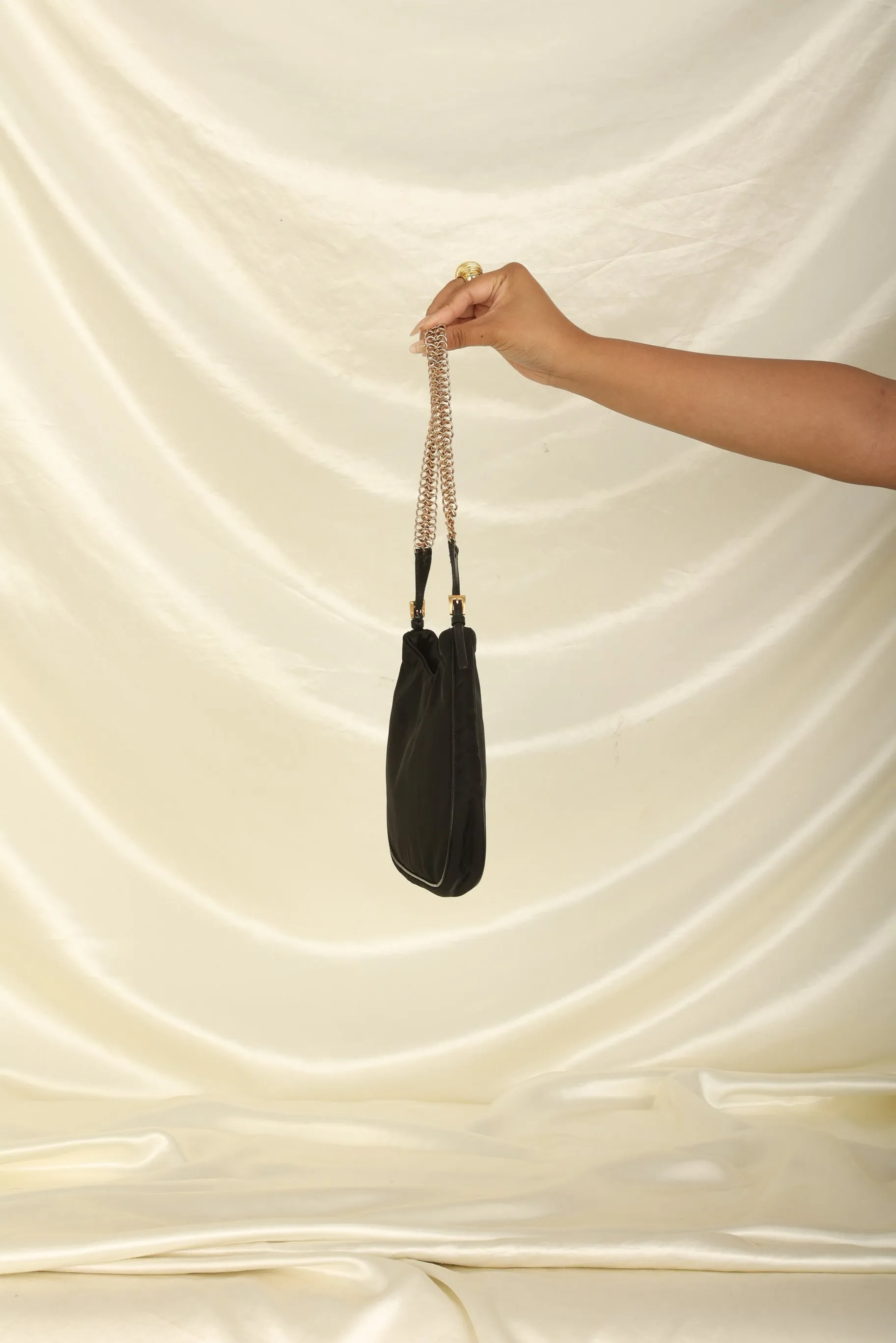 Rare Prada Nylon Chain Cleo