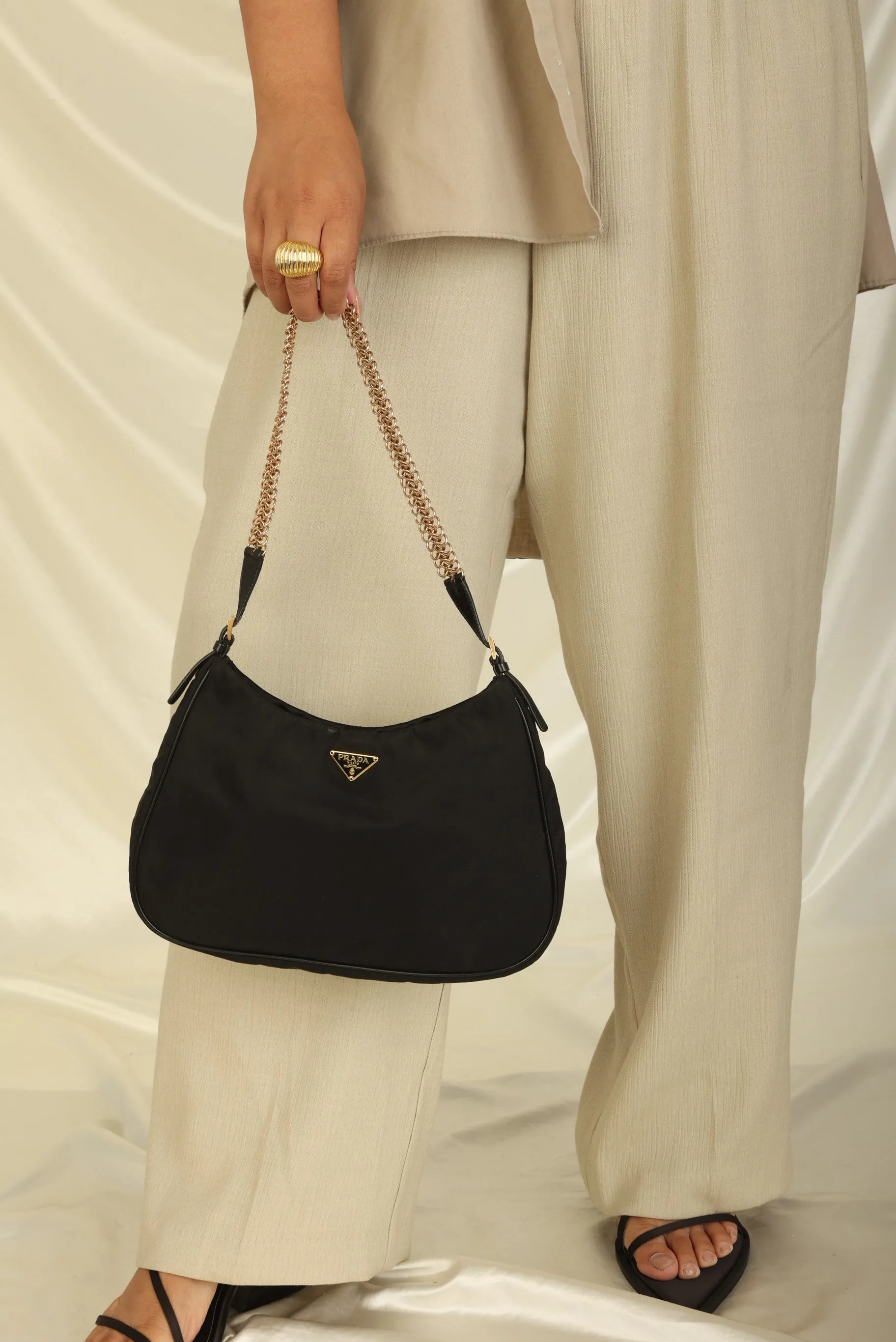 Rare Prada Nylon Chain Cleo
