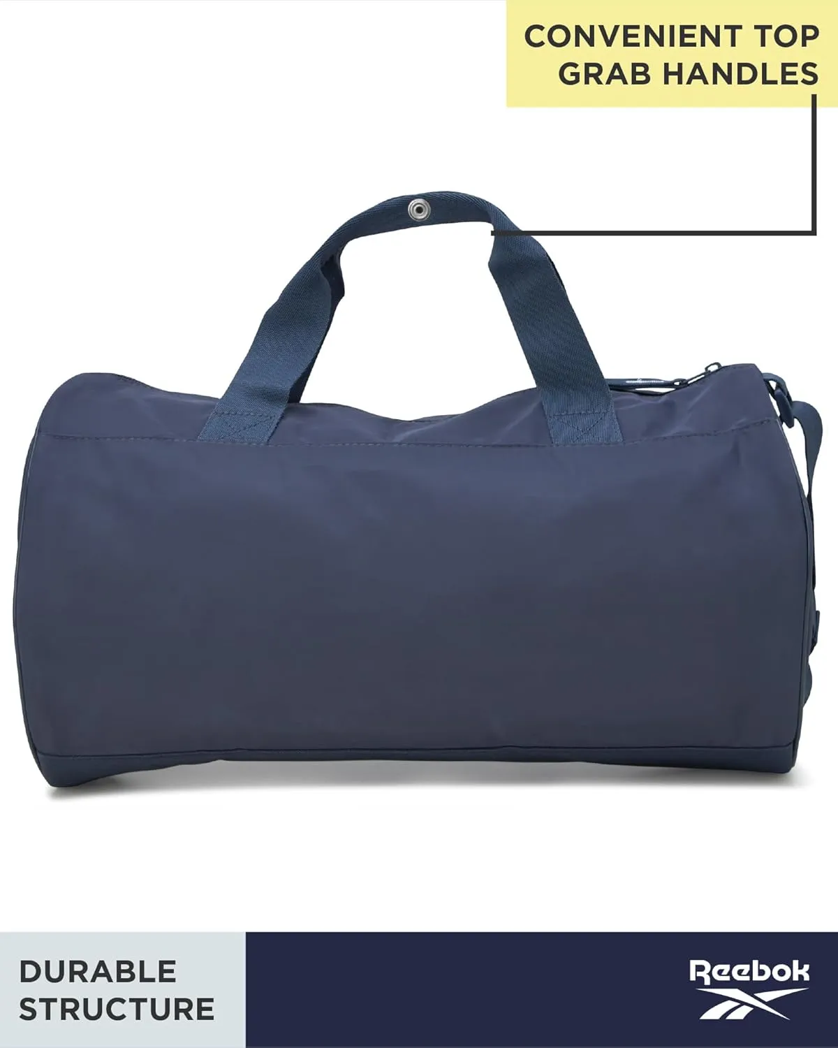 Reebok Duffle Bag - Carry On Gym Bag for Workout and Travel Duffel Bags - Small Size Overnight Bags for Women and Men, Size Small, Easton Blue