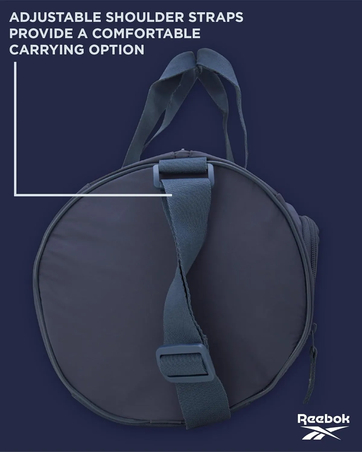 Reebok Duffle Bag - Carry On Gym Bag for Workout and Travel Duffel Bags - Small Size Overnight Bags for Women and Men, Size Small, Easton Blue