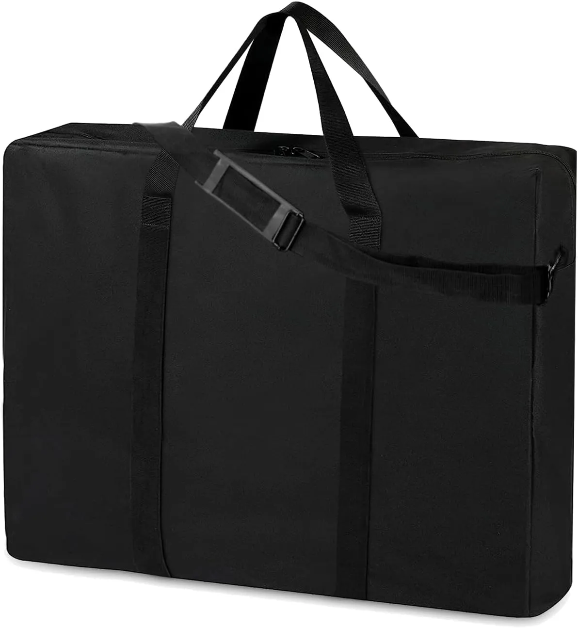 SIRUITON Folding Table Storage Bag, Portable 600D WaterProof Carry Bag for Folding Picnic/Camp Tables with Reinforcing Plate & Shoulder Strap, 36"D x 30"W x4.5"H Fits 6FT Folding TablesBag Only